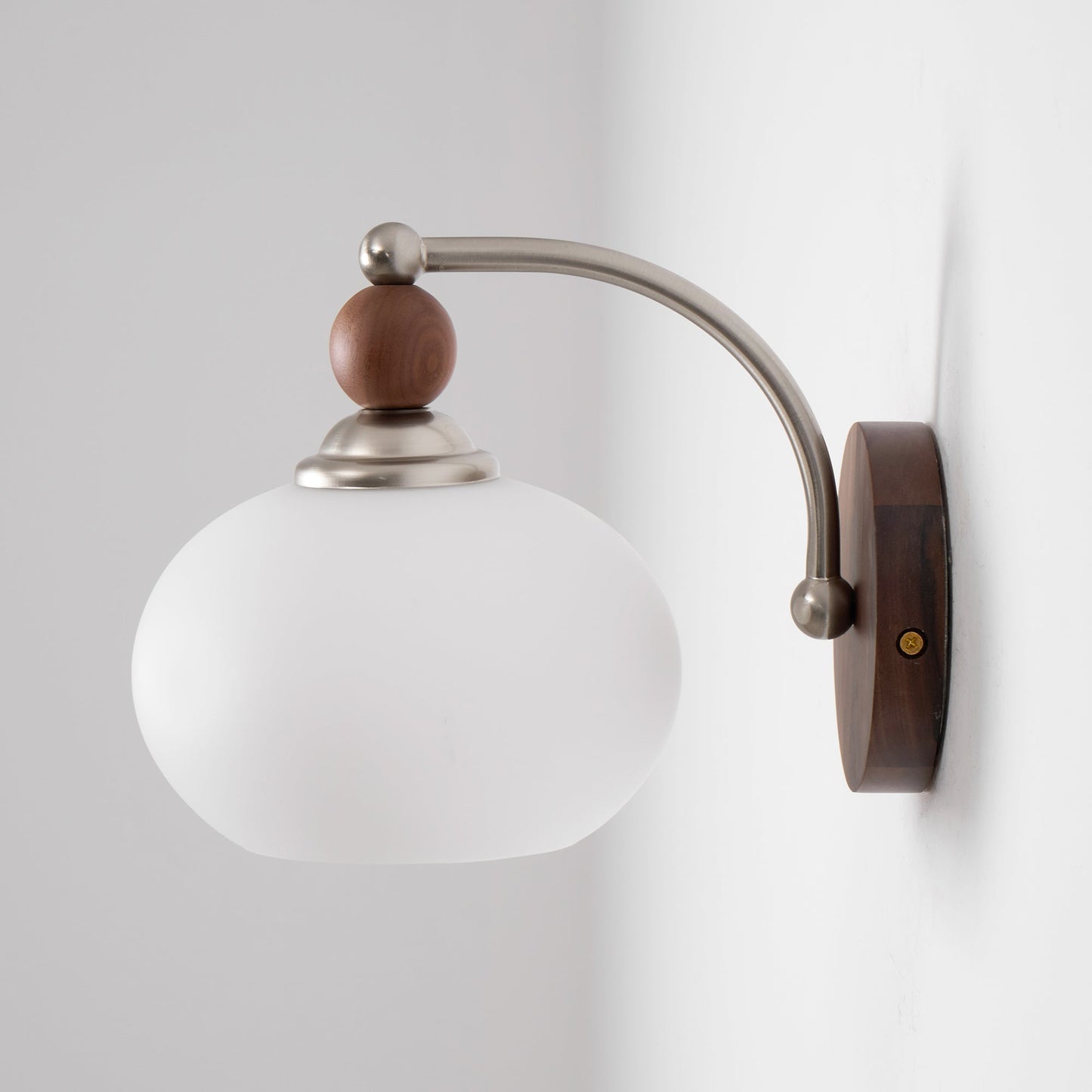 Yisi Po Wall Lamp | Black Walnut & Iron | Set of 2