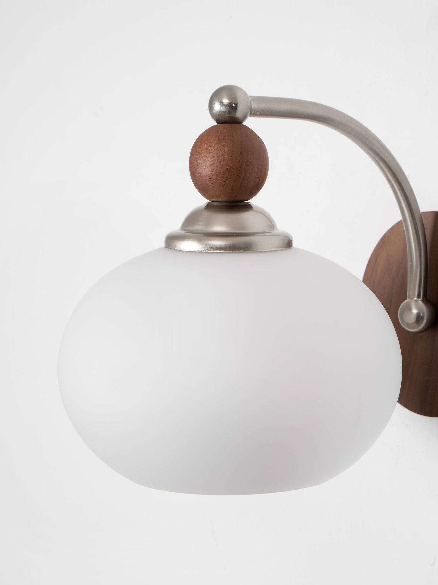 Yisi Po Wall Lamp | Black Walnut & Iron | Set of 2