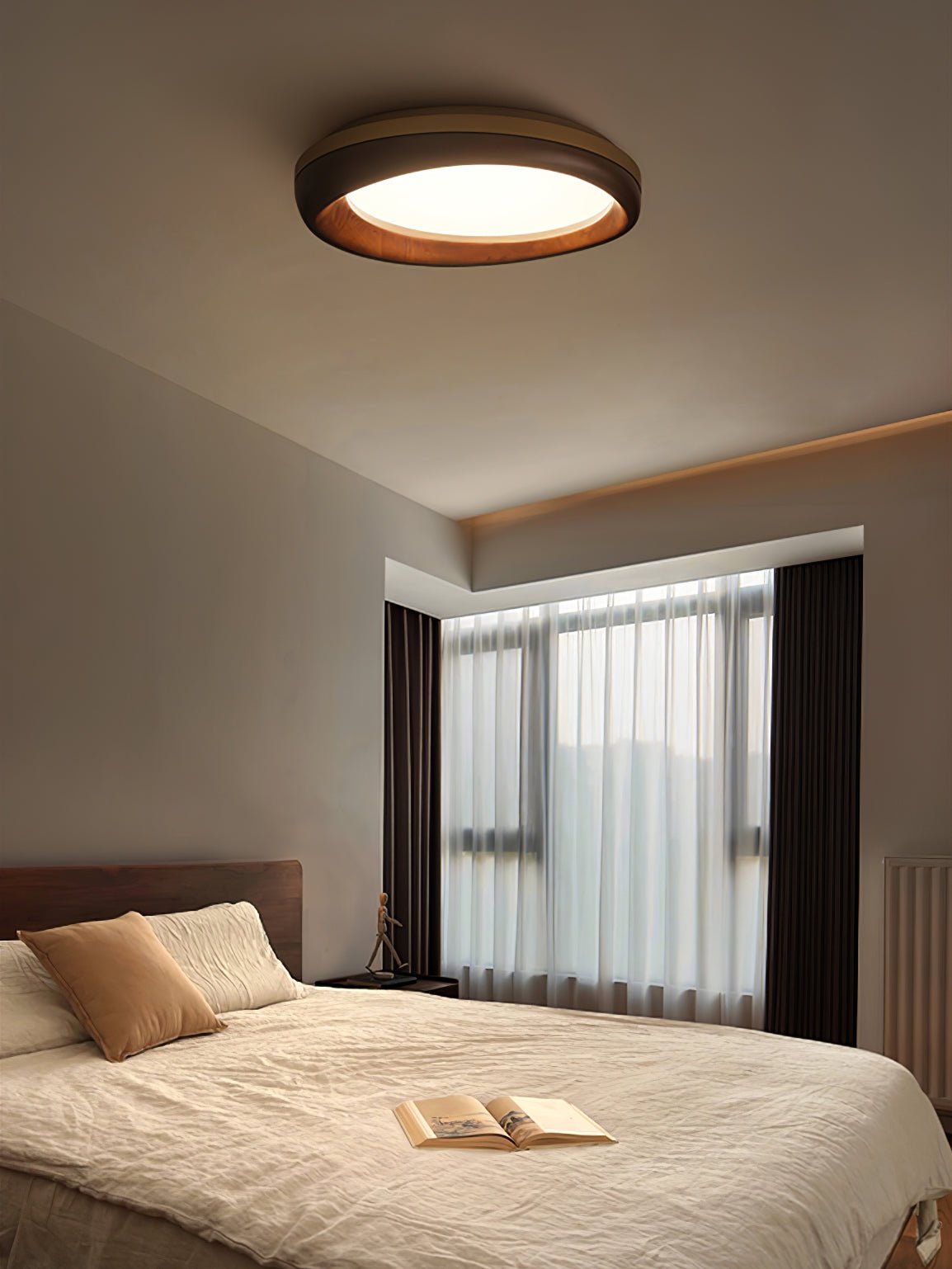 Wood Ceiling Light | Integrated LED | Multiple Sizes Available