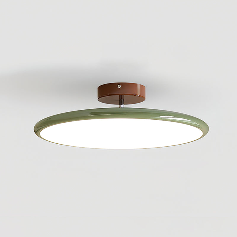 Zayn Ceiling Lamp | Metal & Acrylic | White, Green, Brown, Beige