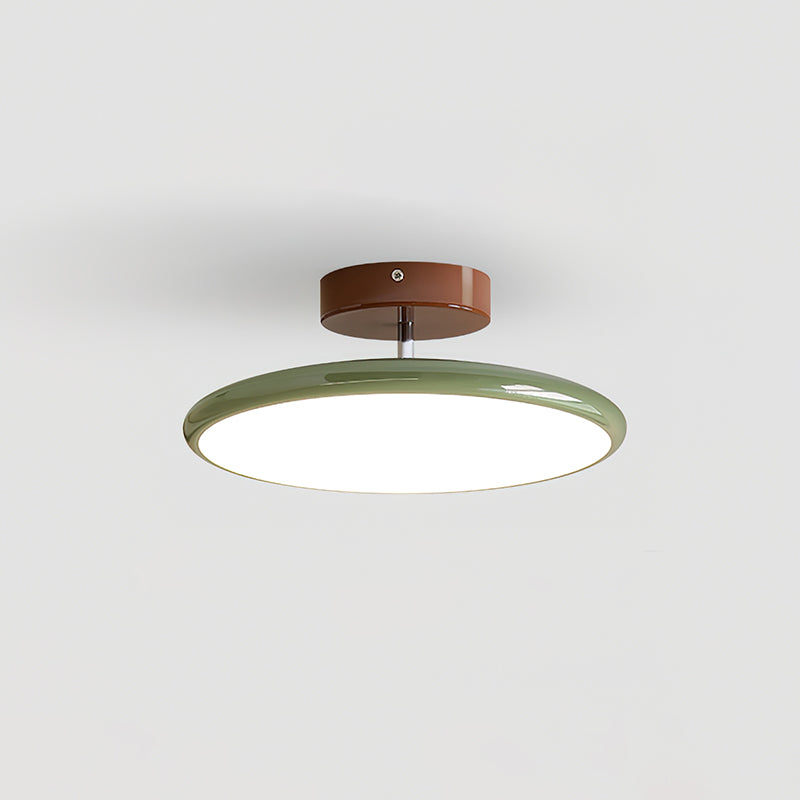 Zayn Ceiling Lamp | Metal & Acrylic | White, Green, Brown, Beige