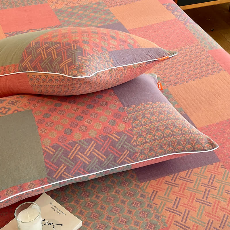 Vintage Double Layer Coverlet | 100% Organic Cotton | Twin Size