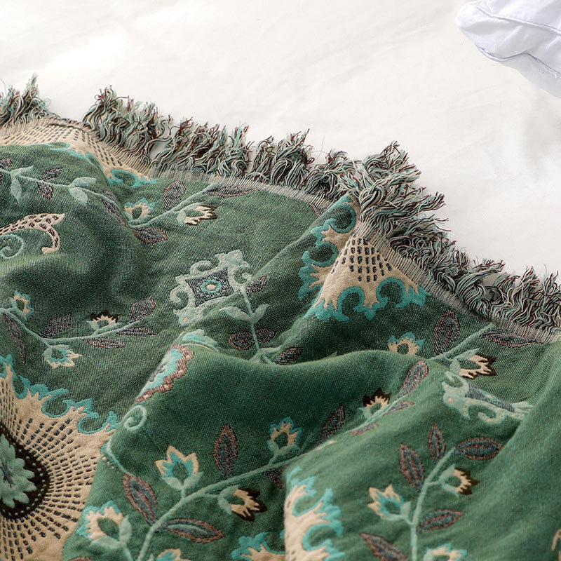 Cotton Gauze Quilt | Reversible Design | Eco-Friendly Organic Cotton | Available in Full, Queen, King Sizes