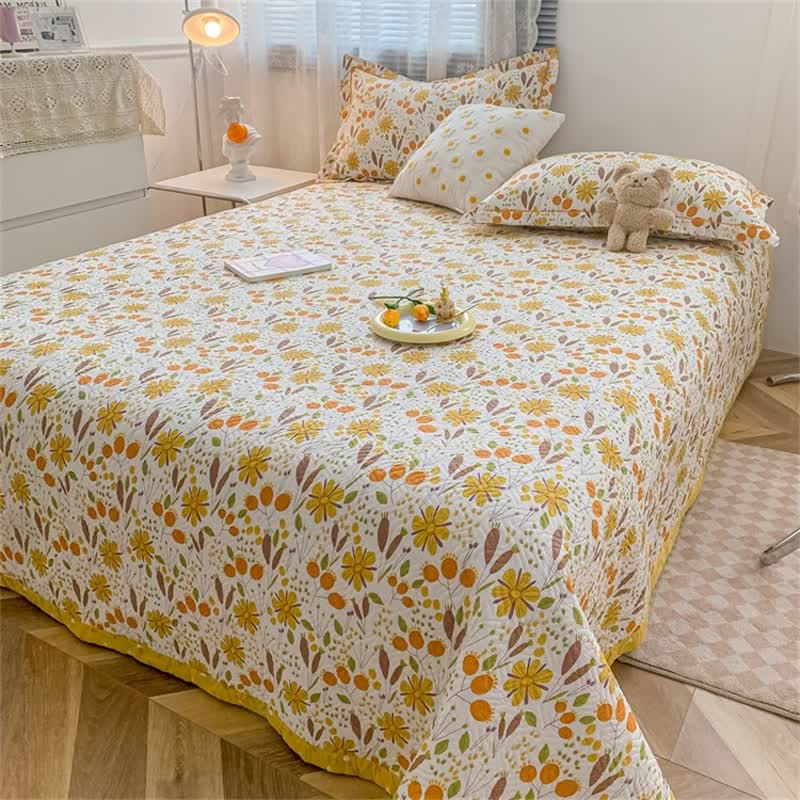 Cotton Coverlet Set | 100% Organic Cotton | Queen & King Sizes
