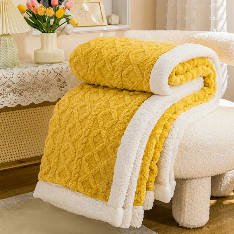 Reversible Throw Blanket | Soft Polyester | Lightweight Cozy Design