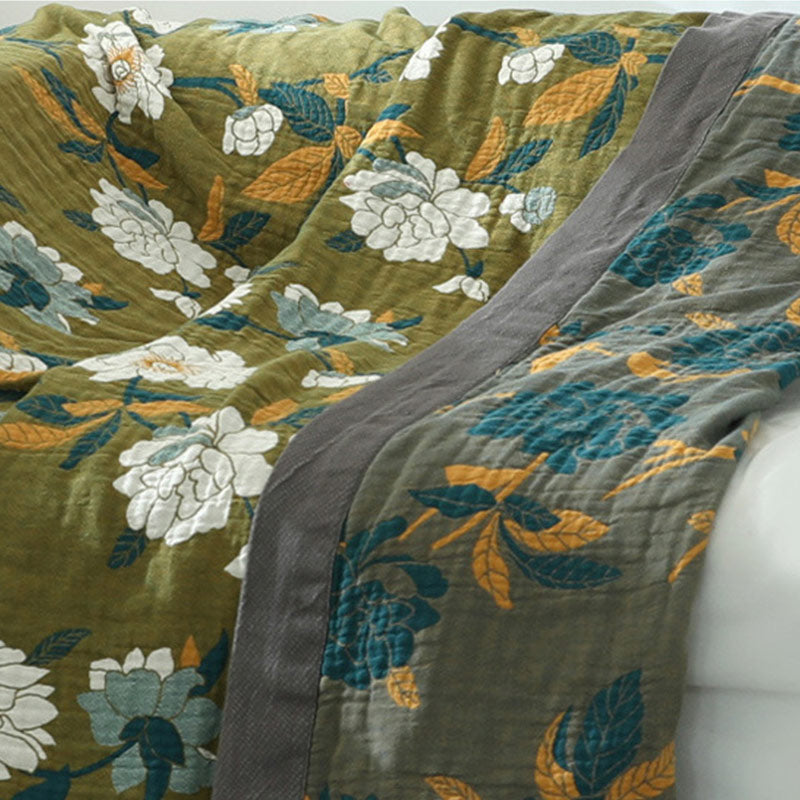 Cotton Reversible Blanket | Soft & Durable | 59"x79"