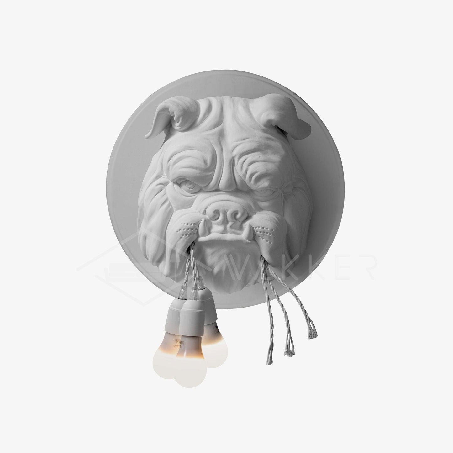 Amsterdam Wall Sconce | Resin & Metal | Matte Grey/White/Black