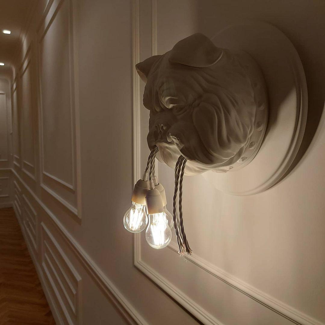 Amsterdam Wall Sconce | Resin & Metal | Matte Grey/White/Black
