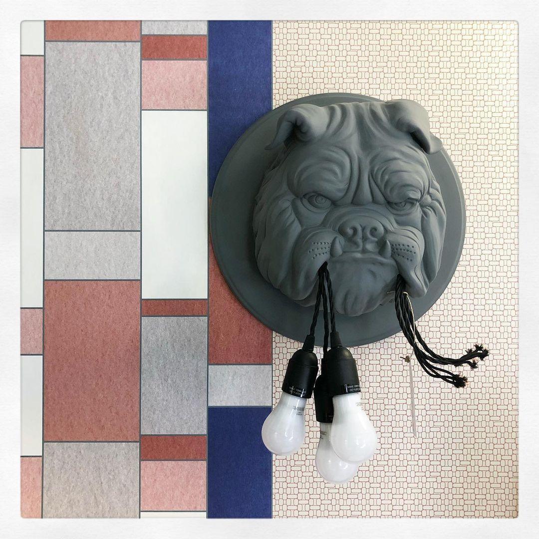 Amsterdam Wall Sconce | Resin & Metal | Matte Grey/White/Black