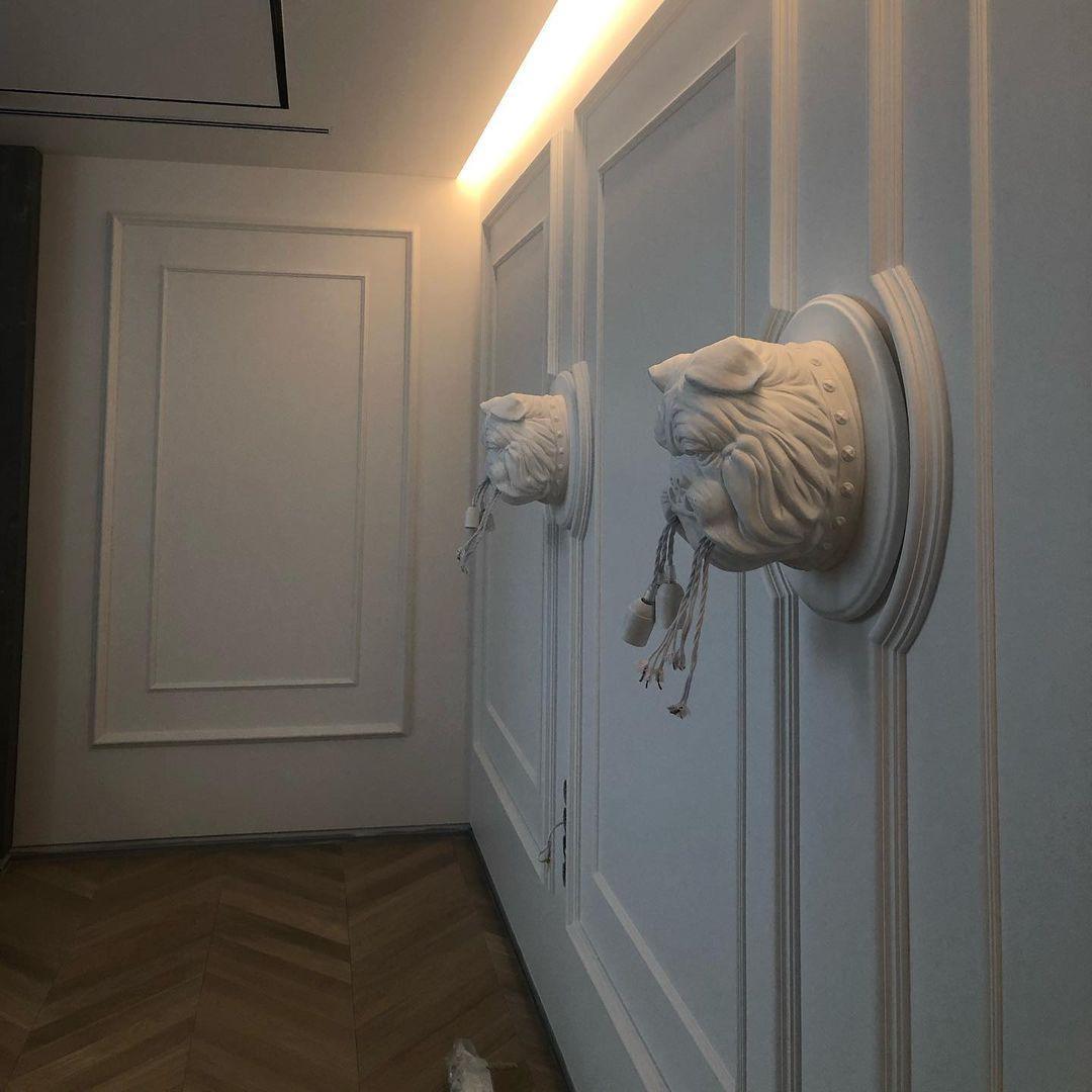 Amsterdam Wall Sconce | Resin & Metal | Matte Grey/White/Black