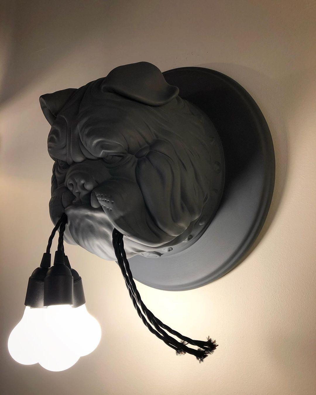 Amsterdam Wall Sconce | Resin & Metal | Matte Grey/White/Black