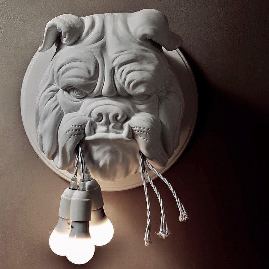 Amsterdam Wall Sconce | Resin & Metal | Matte Grey/White/Black
