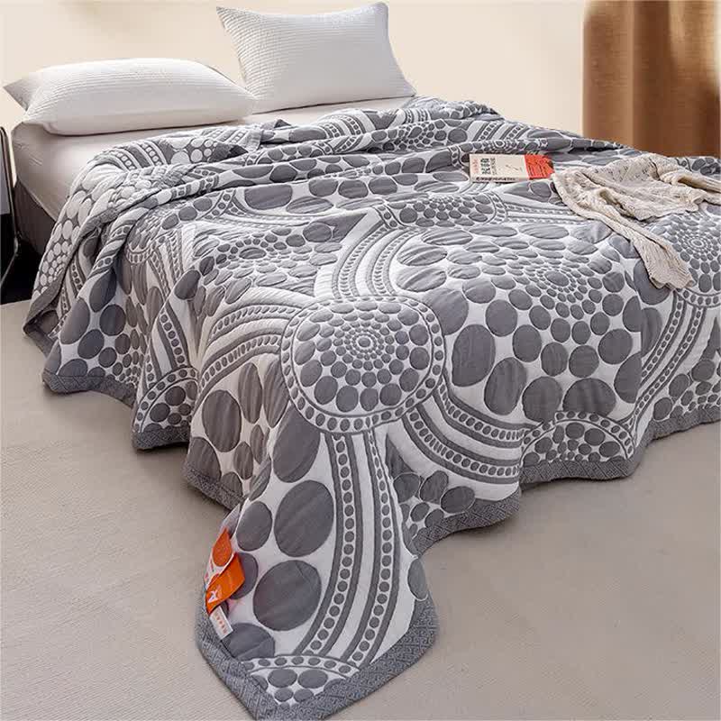 Pure Cotton Reversible Quilt | 100% Organic Cotton | Full/Queen Size