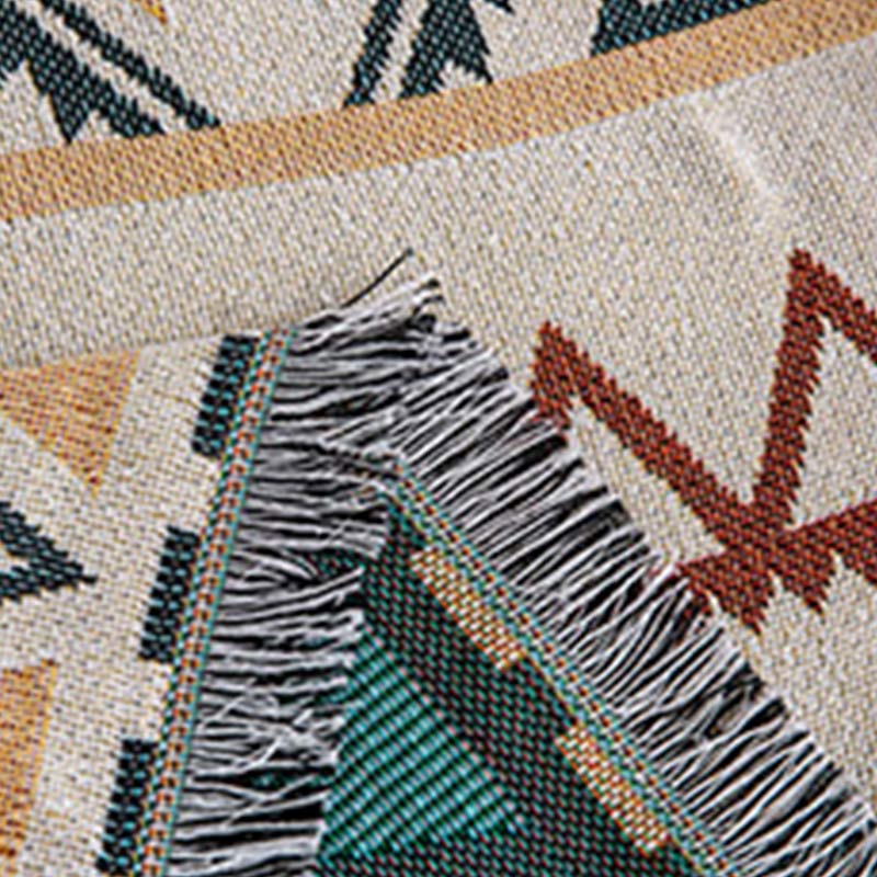 Geometric Blanket | Cotton-Polyester Blend | Multiple Sizes