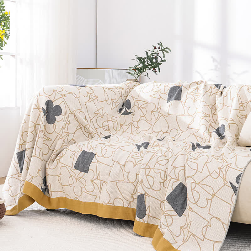 Cotton Gauze Sofa Blanket | Lightweight & Soft | 59"x79" or 79"x90"