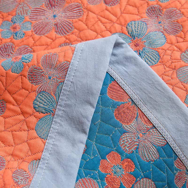 Cotton Gauze Quilt Set | Eco-Friendly Organic Cotton | Full/Queen Size with Pillow Towels