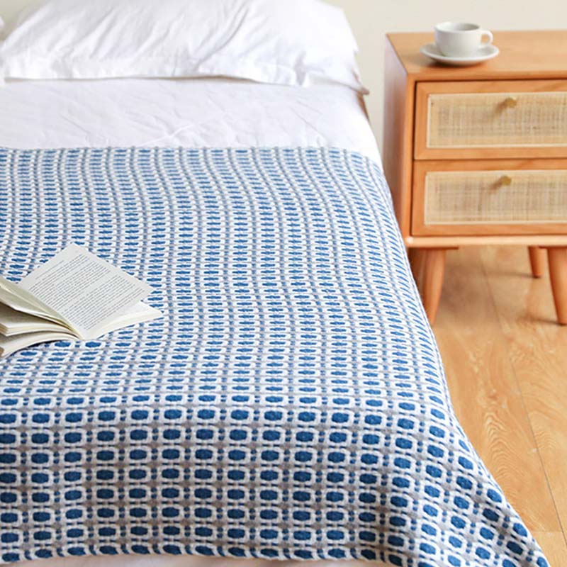Sofa Blanket | Breathable Acrylic Fiber | Elegant Tassels