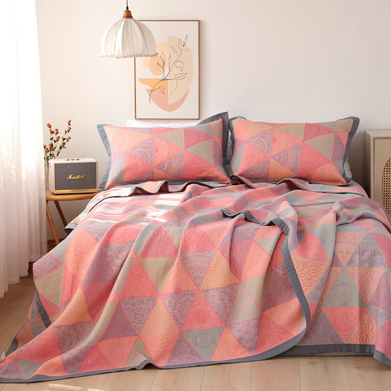 Reversible Quilt | 100% Organic Cotton | Full/Queen/King Sizes