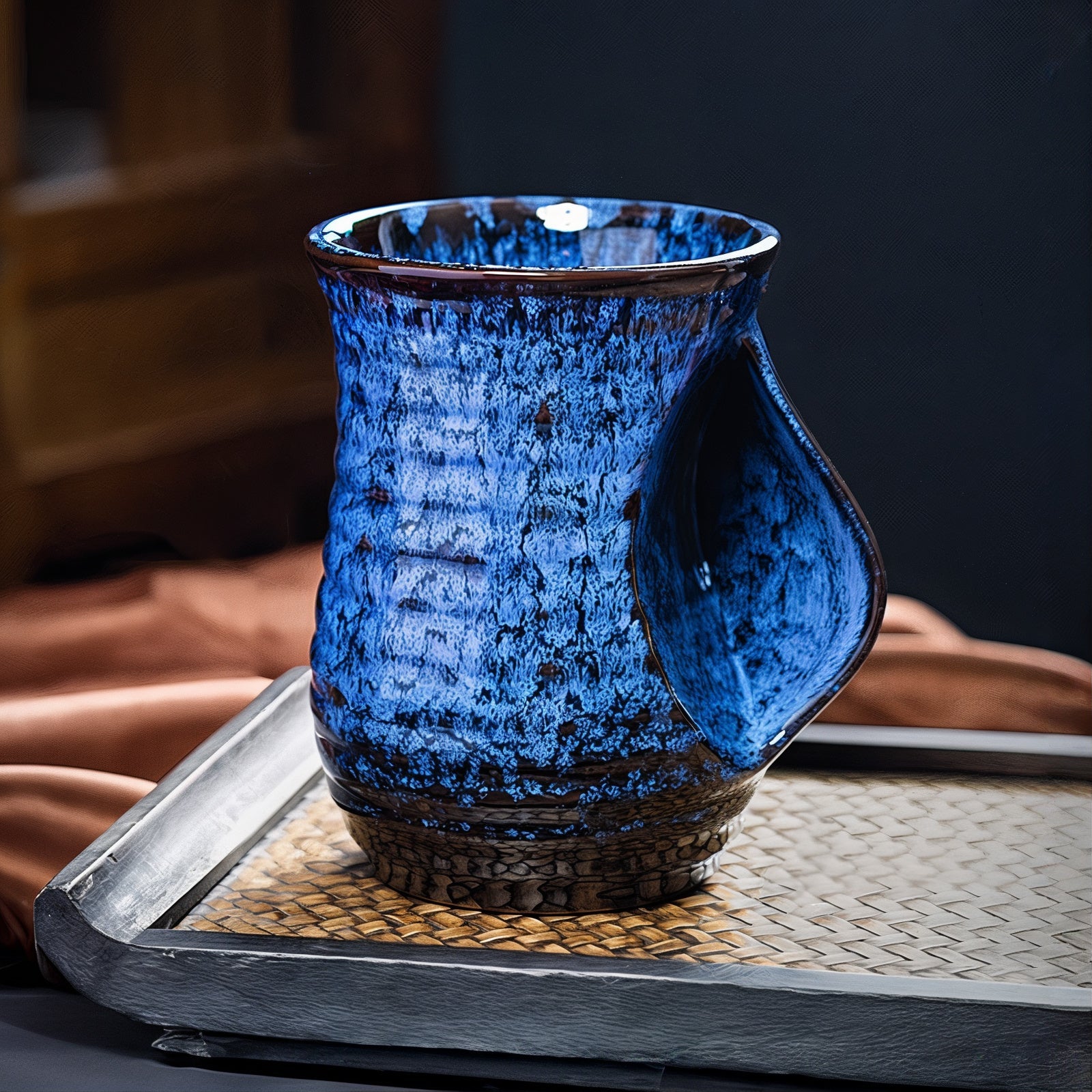 Ceramic Coffee Cups | Abstract Design | 6 Colors