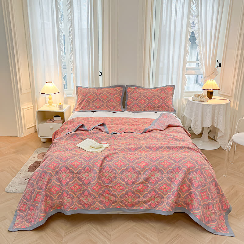 Pure Cotton Summer Quilt | Lightweight & Breathable | Available in Full, Queen, King Sizes