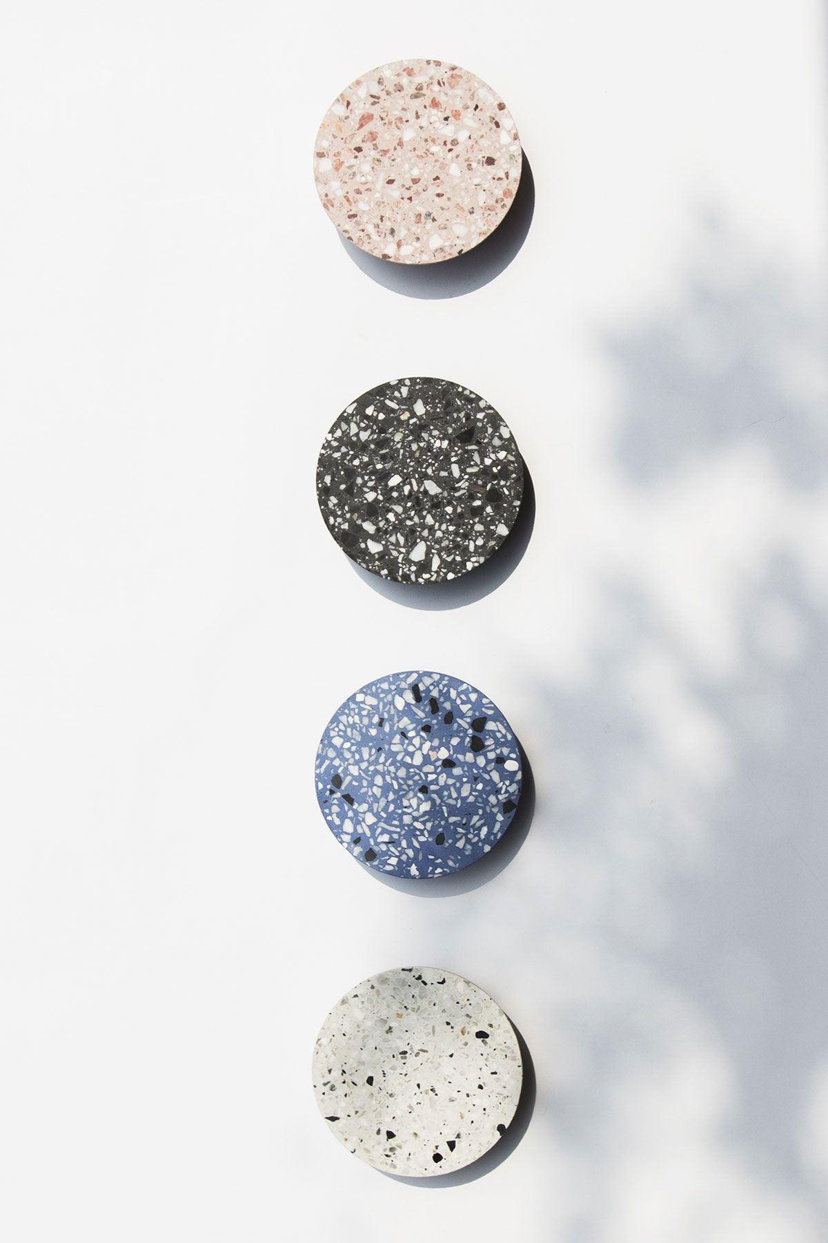 Terrazzo Wall Lamp | Recycled Stone & Ceramic | 4 Colors Available