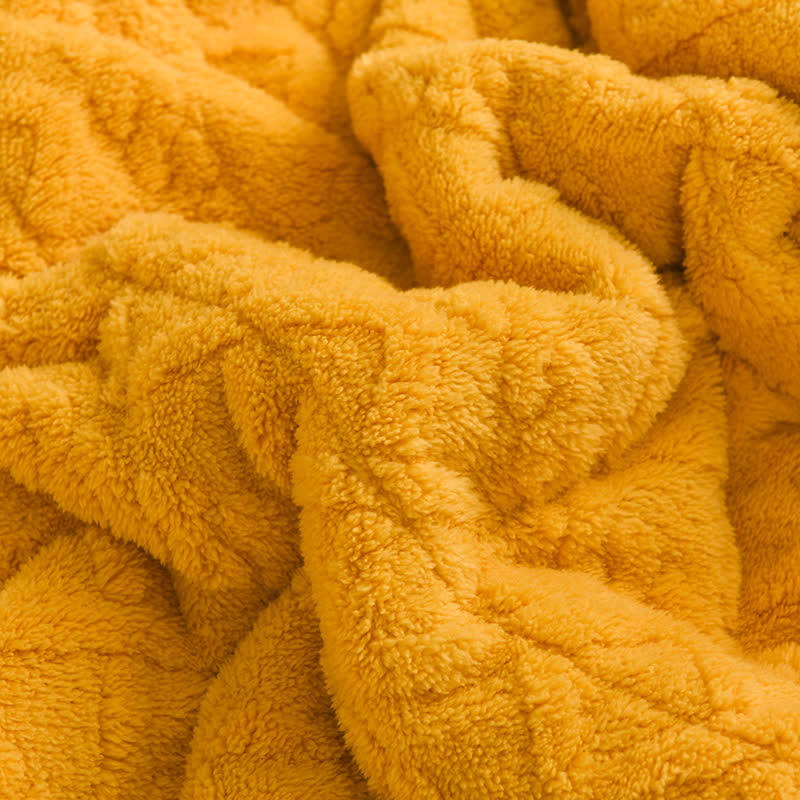 Fleece Throw Blanket | Double-Sided Microfiber Velvet | Full Size 71"x79"