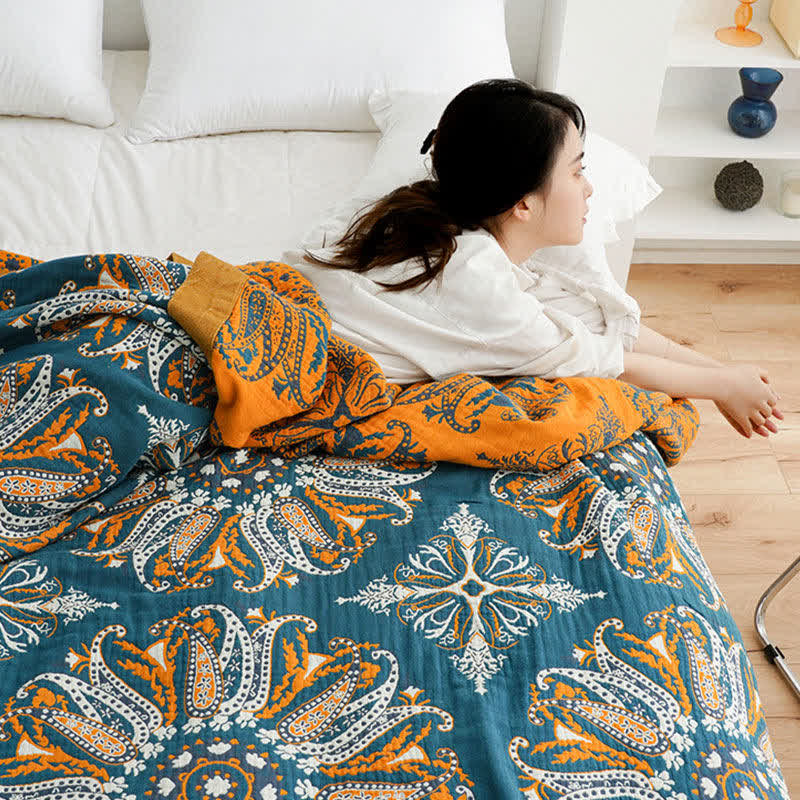 Cotton Gauze Quilt | 100% Organic Cotton | Reversible Design