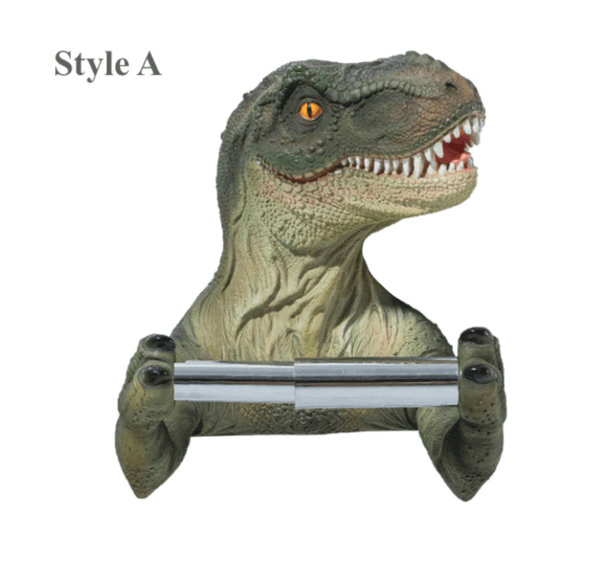 Toilet Paper Rack | Resin | Dinosaur