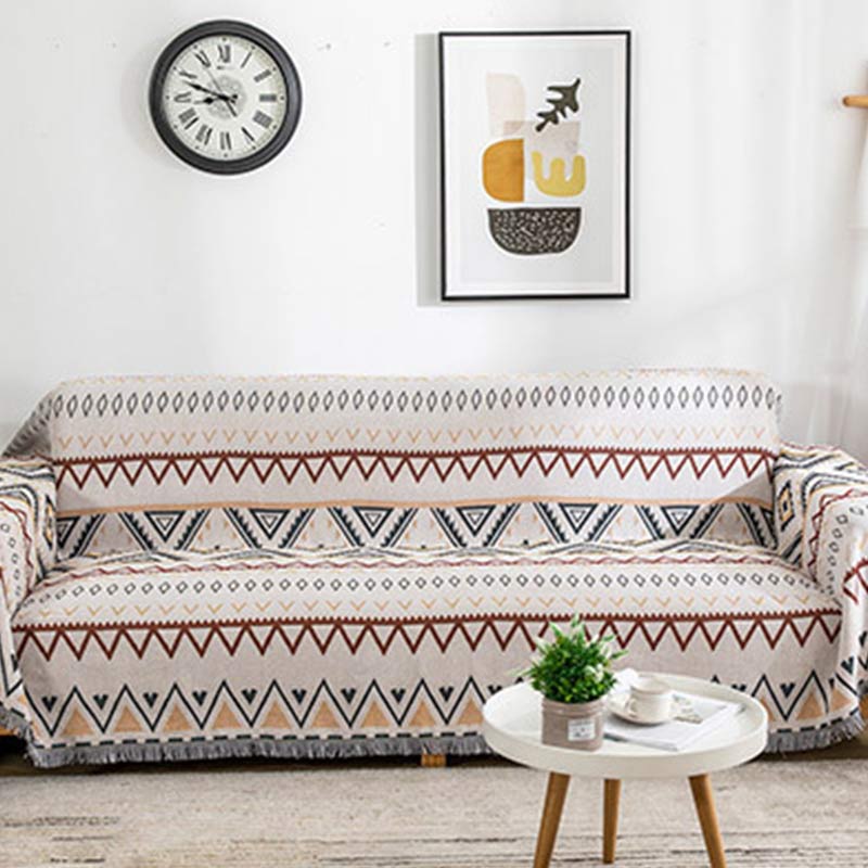 Geometric Blanket | Cotton-Polyester Blend | Multiple Sizes