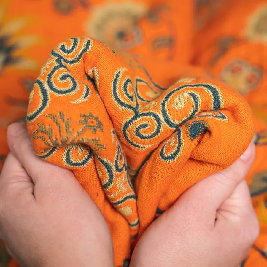 Boho Throw Blanket | 100% Cotton | Reversible Design