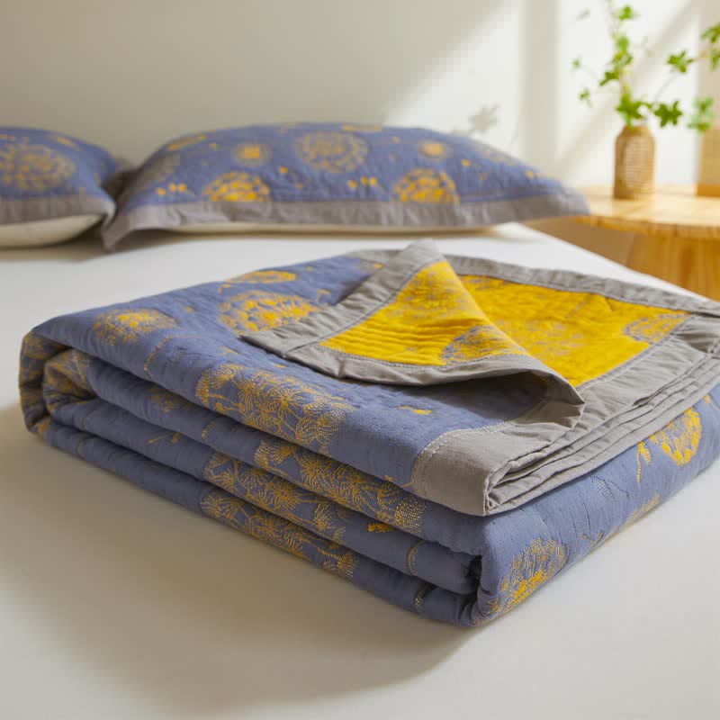Dandelion Quilt | 100% Organic Cotton | Full/Queen Size