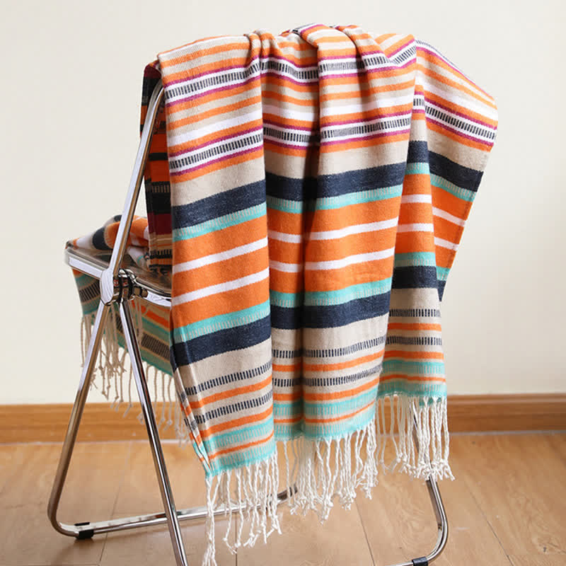 Rainbow Blanket | Soft Acrylic | 45" x 59"