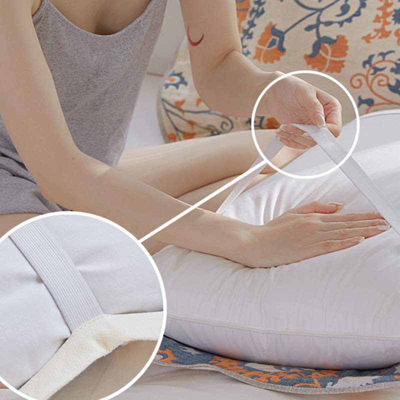 Floral Print Pillow Towels | Cotton Gauze | Set of 2