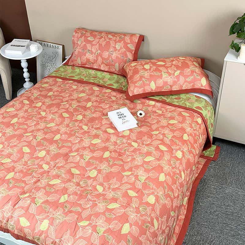 Breathable Cotton Gauze Quilt | Premium Organic Cotton | Full/Queen Size Options