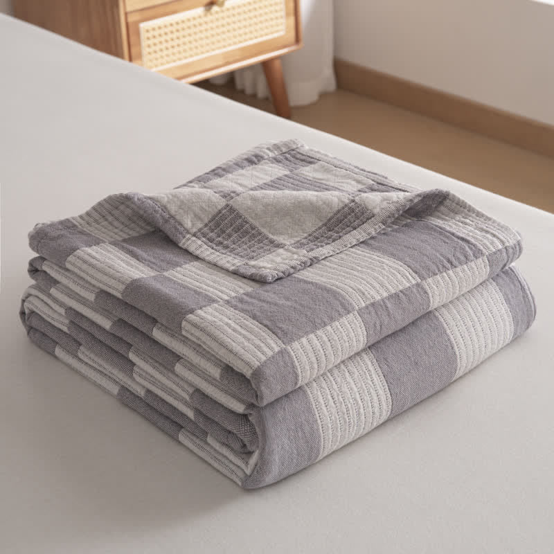 Checkerboard Quilt | 100% Organic Cotton | Full & Queen Sizes