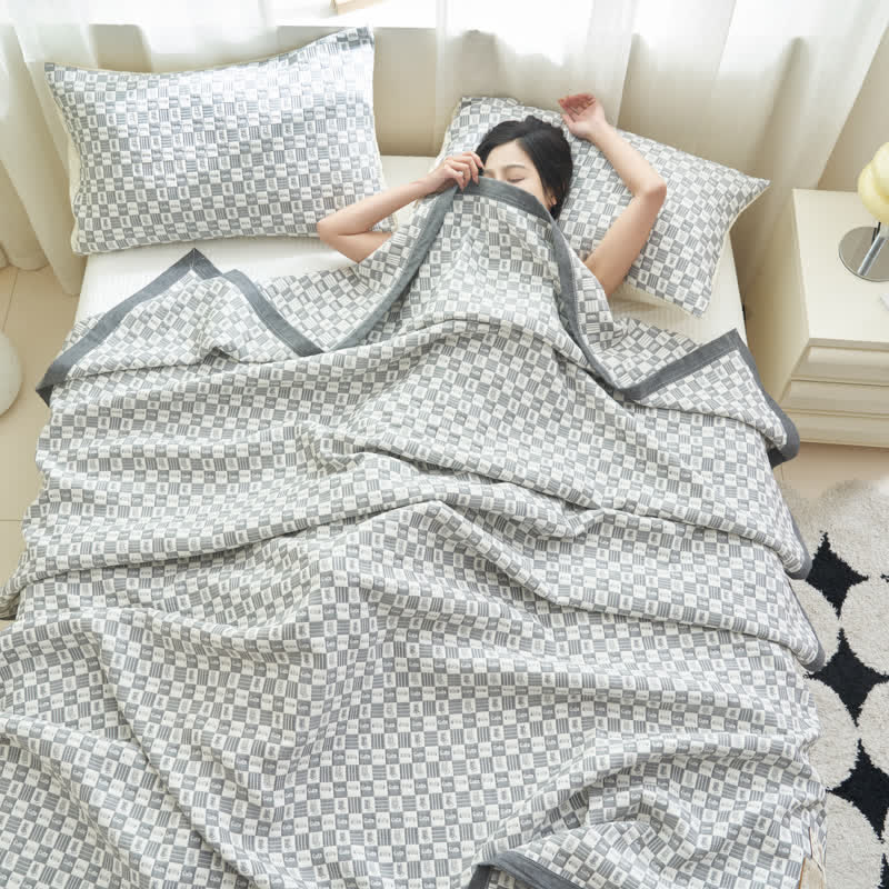 Reversible Quilt | 100% Organic Cotton | Full/Queen Size