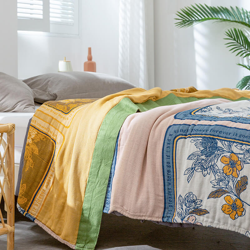 Cotton Quilt | Reversible & Lightweight | Full, Queen, King Sizes