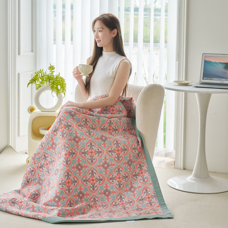 Cotton Gauze Quilt | 100% Organic Cotton | Reversible | Full/Queen/King Sizes
