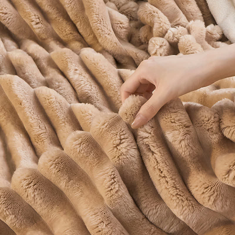 Soft Lightweight Throw Blanket | Double Velvet Polyester | Available in Multiple Colors