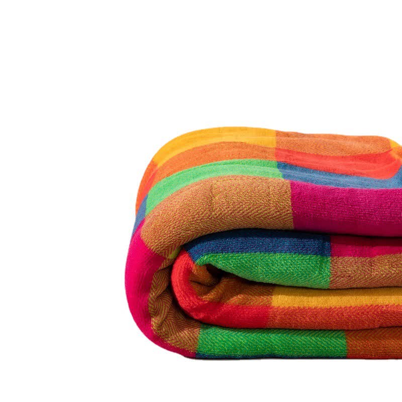 Plaid Throw Blanket | Soft Polyester | 50" x 60"