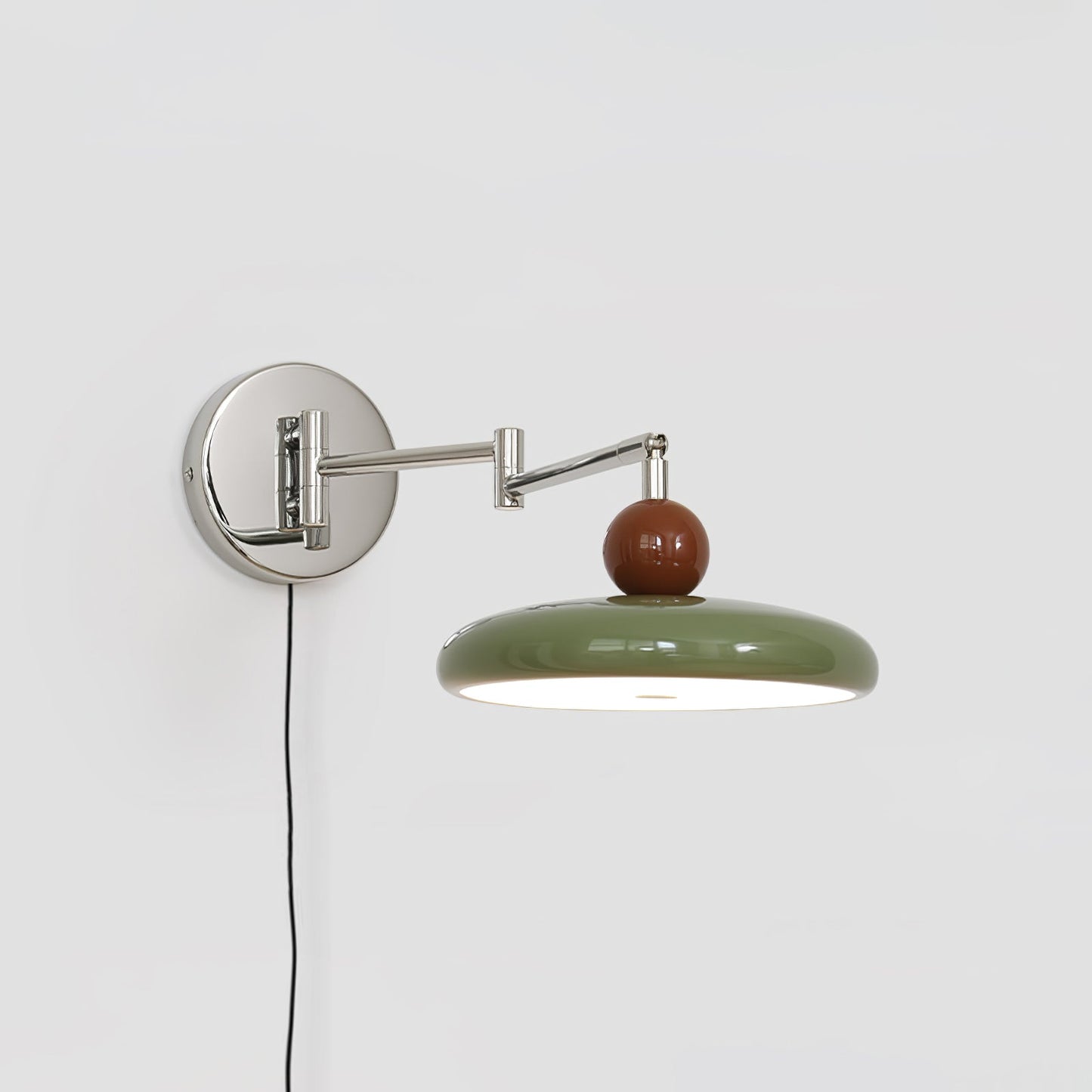 Lola Wall Lamp | Metal & Acrylic | Chrome or Green Finish