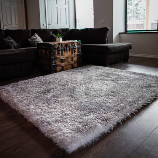 Extra Fluffy Rectangular Area Rug | Mellow Sheep Fur | 65-70 mm Pile Height