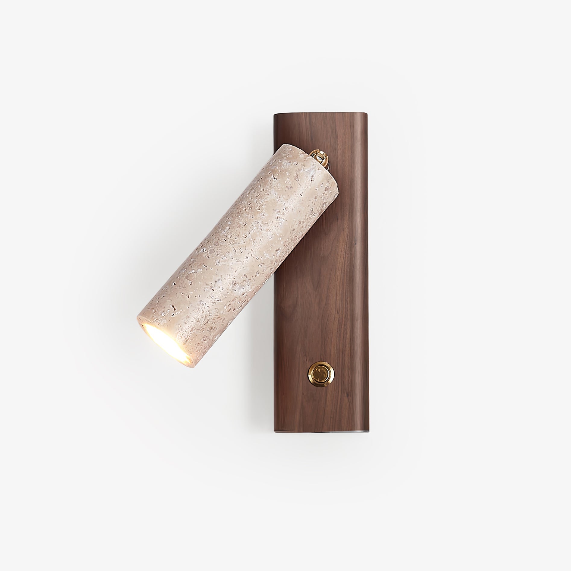 Lustra Torch Wall Lamp | Yellow Travertine | Indoor