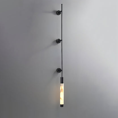Alabaster Wall Sconce | Brass Finish | 3 Sizes Available