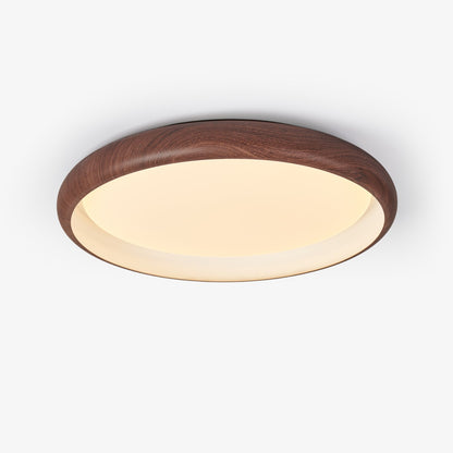 Valencia Ceiling Light | Walnut Finish | 45cm or 55cm Diameter