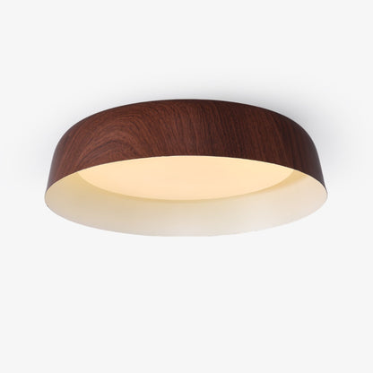 Arcwood Ceiling Light | Wood Grain Finish | Black, White, Walnut