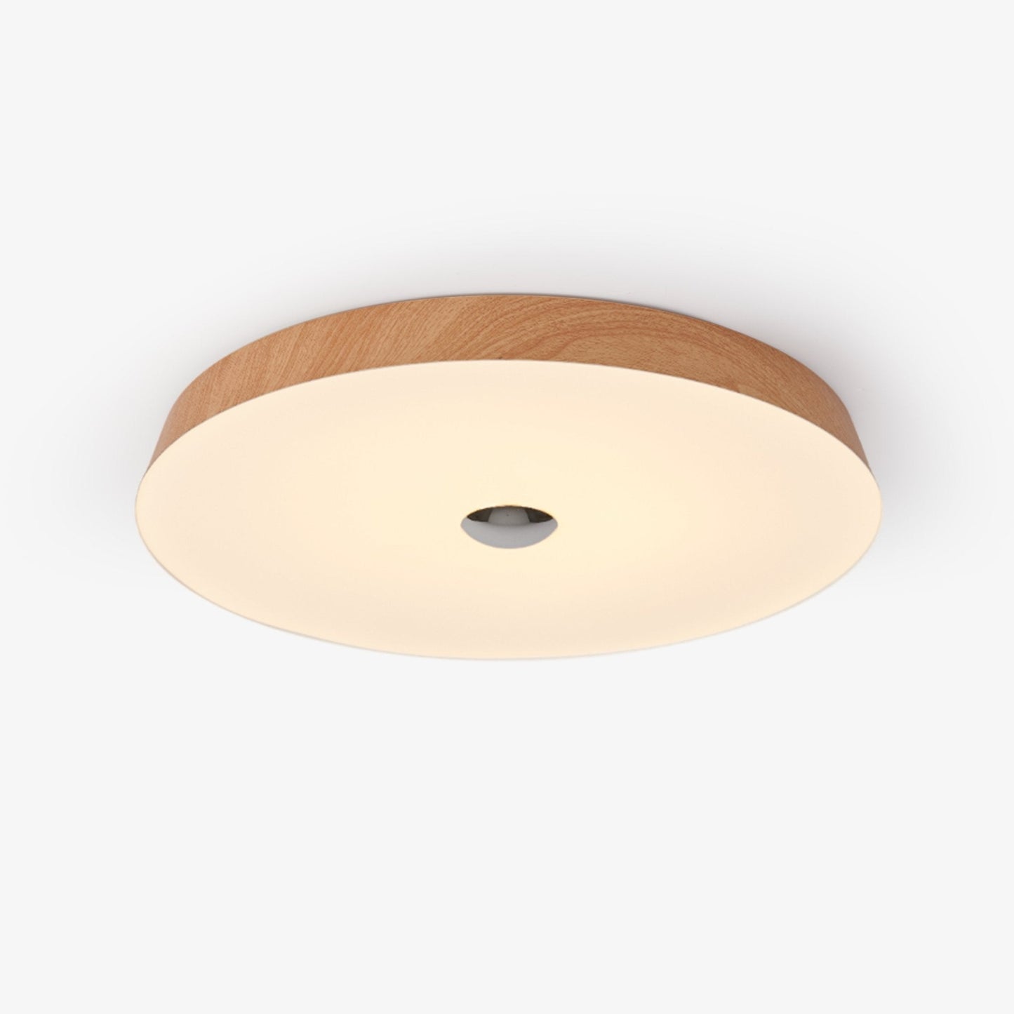 Woodgrain Ceiling Light | Integrated LED | 50cm Diameter
