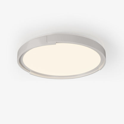 Edge Minimalist Ceiling Light | Metal & PVC | Black or White