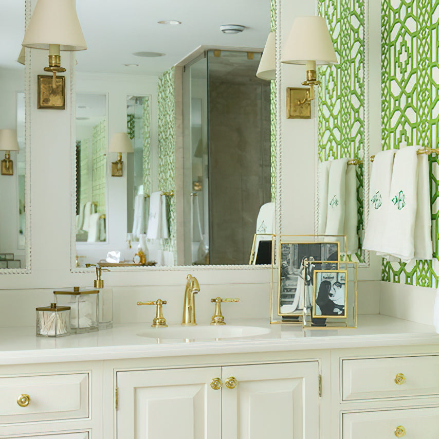 Dean Wall Light | Solid Brass & Fabric | Vintage-Inspired Design