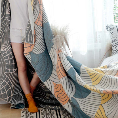 Cotton Quilt | Shell Print | Reversible Design | Full/Queen Size